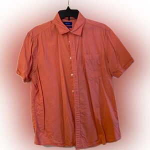 Apt. 9 Seriously Soft Salmon Button up Shirt Large